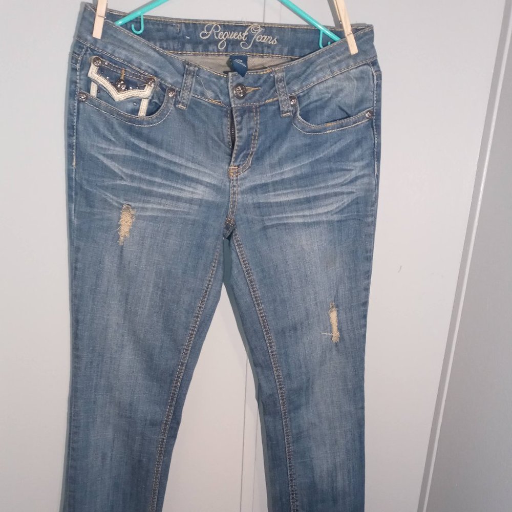 Request jeans/NoBo tie dye top bundle